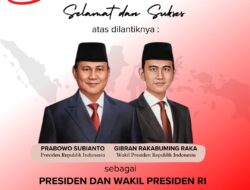 Teriring Ucapan Selamat dan Doa dari IMO-Indonesia Atas Dilantiknya Prabowo-Gibran