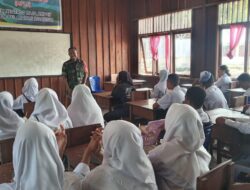 Satgas TMMD Ke-122 Berikan Wasbang di SMK Negeri 2 Raja Ampat