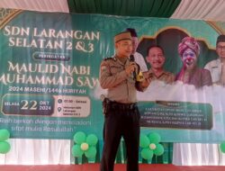 Sejuk dan Damai Kehadiran Pak Bhabin di Acara Maulid Nabi Muhammad SAW di SDN Larangan Selatan