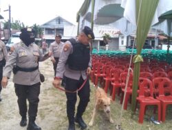 Sterilisasi Lokasi Kampanye, Subsatgas Sterilisasi Libatkan Unit Satwa (K9) 