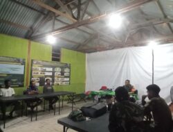 Tak Kenal Lelah, Dansatgas TMMD Ke-122 Kodim 1805/Raja Ampat Lakukan Kunjungan dan Evaluasi