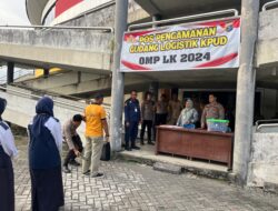 Polres Kampar Ikuti Simulasi Sortir Pelipatan dan Penghitungan Surat Suara Pilkada 2024
