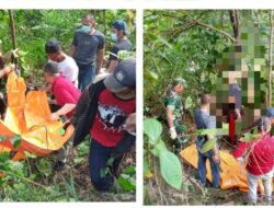 Polsek Cijeruk Bersama Instansi Terkait Olah TKP Terkait Ditemukannya Pria Diduga Depresi Mengakhiri Hidupnya Gantung Diri