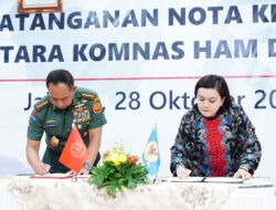 Panglima TNI dan Ketua Komnas HAM Tanda Tangani MoU untuk Peningkatan Kerjasama Pemajuan dan Perlindungan HAM