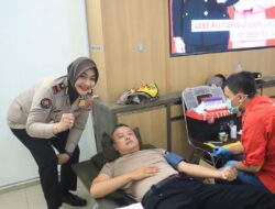 Polres Bogor Laksanakan Donor Darah Serentak Dalam Rangka Hari Jadi Humas Polri Ke-73 Tahun 2024, Dengan Tema” Mengabdi Untuk Negri Humas Polri Presisi Menuju Indonesia Maju