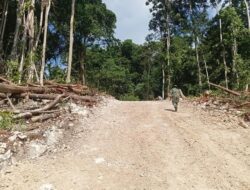 Wujud Nyata Komitmen Satgas TMMD Ke-122, Pembuatan Jalan Capai 100% dan Siap Diresmikan