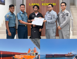Bakamla RI Tangkap Kapal Bermuatan Nikel di Perairan Sulawesi Tenggara