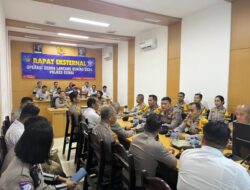 Polres Dumai Gelar Rapat Eksternal Operasi Zebra Lancang Kuning 2024
