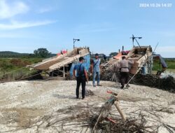 Polsek Singingi Hilir Tindak Tegas Aktivitas PETI di Desa Sungai Paku
