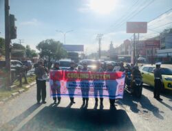 Cooling System Pilkada 2024, Satlantas Polresta Pekanbaru Sampaikan Pesan Keselamatan Lalin