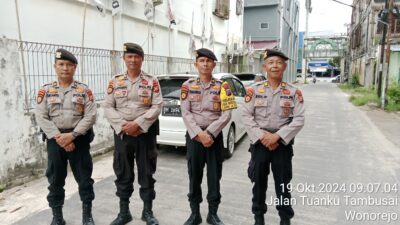 Pastikan Keamanan Kondusif, Subsatgas Objek Penting Patroli ke Kediaman Para Paslon Cagub/Cawagub dan Cawako/Cawawako