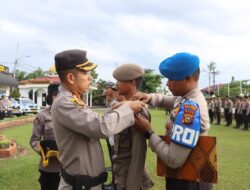 Wakapolres Pelalawan Pimpin Apel Gelar Pasukan Ops Zebra Lancang Kuning Tahun 2024