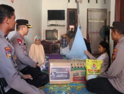 Kapolres Pelalawan Wujudkan Impian Keluarga Kurang Mampu Memiliki Sepeda