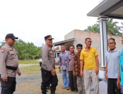 Ciptakan Suasana Damai Jelang Pilkada, Kapolres Rohil Cooling System Sambang Warga