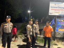 Subsatgas PAM Lakukan Pengamanan, Patroli dan Monitoring di Beberapa Lokasi Kampanye