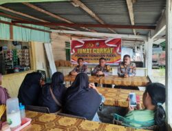 Polsek Tenayan Raya Gelar Jumat Curhat Bersama Warga Kelurahan Mentangor