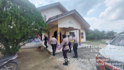 Kembali, Satgas Sterilisasi Melaksanakan Sterilisasi Objek Vital dan Lokasi Kampanye