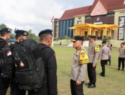 Polda Riau Melaksanakan Apel Pengecekan Personil PAM TPS, Siap Sukseskan Pilkada Riau 2024
