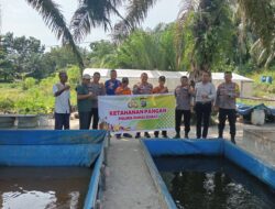 Dukung Program Pemerintah, Kapolres Dumai Pimpin Sosisalisai Ketahanan Pangan