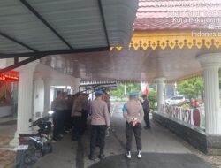 Subsatgas PAM Melaksanakan Apel Pagi Dalam Rangka Pengamanan Kantor Penyelenggara Pilkada