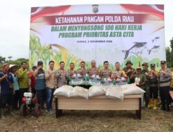 Dukung Asta Presiden RI, Polres Dumai Gelar Acara Launching Ketahanan Pangan
