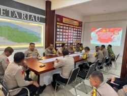 Kaopsda OMP LK-2024 Kombes Pol Taufiq Dampingi Tim Asistensi Mabes Polri Pastikan Keamanan Pilkada di Riau