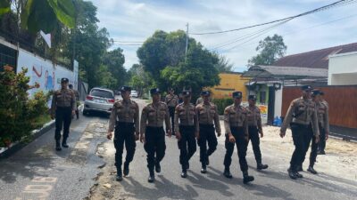 Subsatgas PAM Objek Kegiatan Lakukan Patroli dan Monitoring Pastikan Kamtibmas Tetap Kondusif