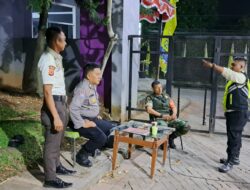 Sinergitas TNI-POLRI Wilayah Polsek Ciampea Giat Cooling System Sambang Kontrol Petugas Security