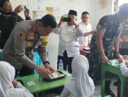 Menuju Indonesia Bebas Stunting, Polresta Bogor Kota Beri Makan Bergizi Ke Pelajar