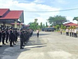 25 Personil Brimob Dikerahkan Untuk Pastikan Keamanan Pilkada Aceh Singkil