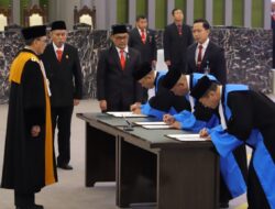 Lantik Tiga Ketua PTTUN, Ketua MA Ajak Insan Peradilan Teguhkan Kembali Komitmen Menjaga Integritas