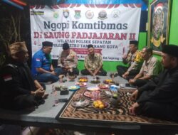 Kapolsek Sepatan Ngopi Kamtibmas Jalin silaturahmi Antara Kepolisian Dan Masyarakat