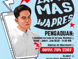 LBH DKR Mengapresiasi Dan Mendukung Program Lapor Mas Wapres