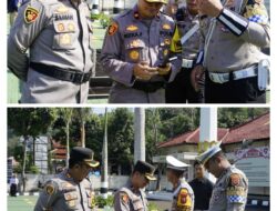 Antisipasi Judol, Kapolres Sukabumi Sidak Ratusan Hp Milik Personil