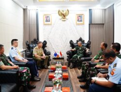 Kasum TNI Terima Courtesy Call  Athan Australia Brigjen Matt Campbell