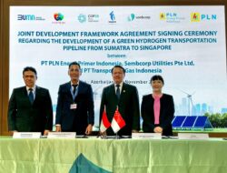 TGI Tandatangani Kerjasama Pembangunan Pipa Hidrogen Indonesia – Singapura
