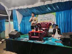 Kapolsek Caringin Hadiri Maulid Nabi Muhammad SAW, Beri Pesan Moral Sukseskan Pilkada Serentak 2024 Netralitas Dan Jaga Kamtibmas Wilayah Binaan