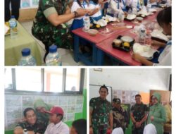Dukung Program Asta Cita Danrem 061/Sk Brigjen TNI Faisol Izuddin Karimi,S.E. Dan Ibu Ketua Persit Koorcab Rem 061 PD III/Siliwangi, Membagikan 1000 Paket Makan Bergizi Gratis