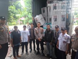 Penerimaan Logistik Pilkada 2024 di Wilayah Hukum Polsek Jatiuwung Berlangsung Lancar