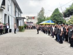 Apel dan Simulasi Pengamanan Logistik Pilkada 2024 wilayah hukum Polsek Neglasari Digelar di Kecamatan Neglasari