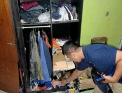 Polsek Gunung Putri Tindak Lanjut Investigasi Penyelidikan Lanjut Adanya Laporan Perampokan, Polsek Gunung Putri Sudah Lakukan Olah TKP Di Rumah Korban