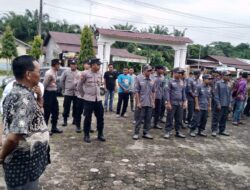 Apel Gabungan Hadapi Pilkada 2024 Di Halaman Kantor Camat Kecamatan Suro Makmur