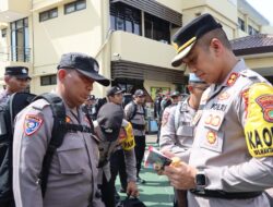 Kapolres Pelabuhan Tanjung Priok Pimpin Apel Pengecekan Kesiapan Personel Pam TPS