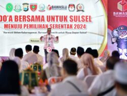 Pj Gubernur Sulsel Prof Zudan, dan Paslon Pilkada Gelar Doa Bersama Lintas Agama Untuk Pilkada Damai