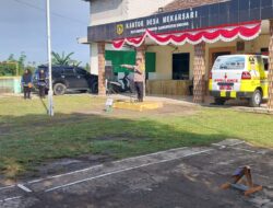 Sinergi Polsek Rumpin dan Masyarakat, Apel Bersama di Kantor Desa Mekarsari