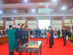 Pengambilan Sumpah/Janji Pimpinan DPRD Sultra Periode 2024-2029, Pj Gubernur : Tingkatkan Sinergisitas Dan Kolaborasi Untuk Bangun Sulawesi Tenggara