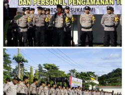 Apel Pergeseran Pasukan Operasi Mantap Praja Lodaya 2024, Polres Sukabumi Siap Amankan Pilkada