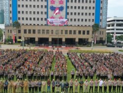 Polres Metro Jakarta Barat Bersama 3 Pilar, KPU dan Bawaslu Apel Gelar Pasukan Pengamanan Pilkada 2024