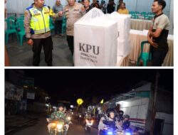 Guna Pastikan Nyoblos Aman, TNI/Polri di Sukabumi Gelar Patroli Tiga Pilar