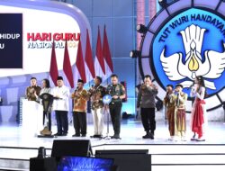 Panglima TNI Dampingi Presiden RI Pada Acara Puncak Peringatan Hari Guru Nasional Tahun 2024